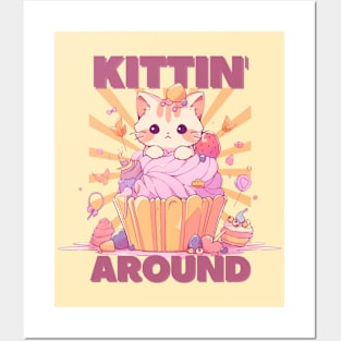 Kittin' Around Posters and Art